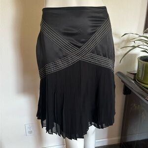 Georgiou silk pleated skirt NWT
